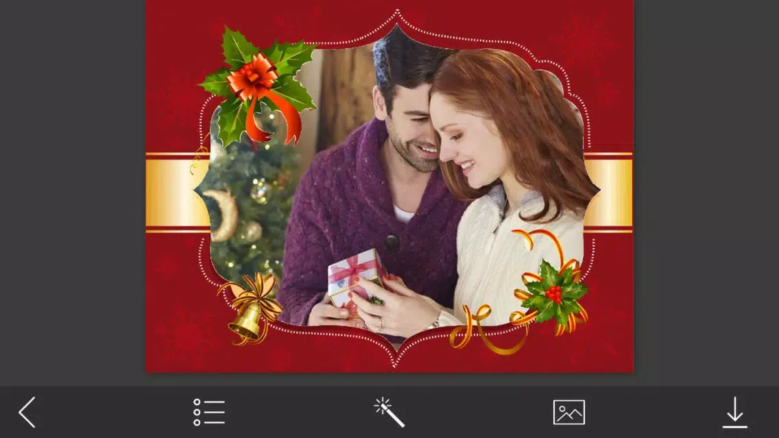 Captures d'écran de Creative Xmas Photo Frames - Creator and Editor