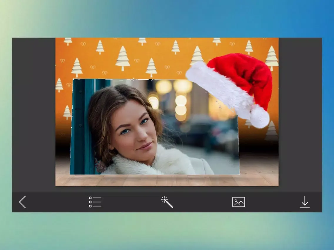 Tangkapan skrin Xmas Jingle bell HD Frame - Photo Frame Master iPad 