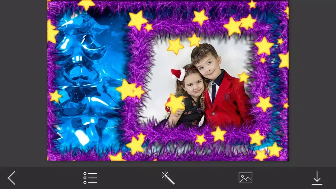 Tangkapan skrin Xmas Jingle bell HD Frame - Photo Frame Master