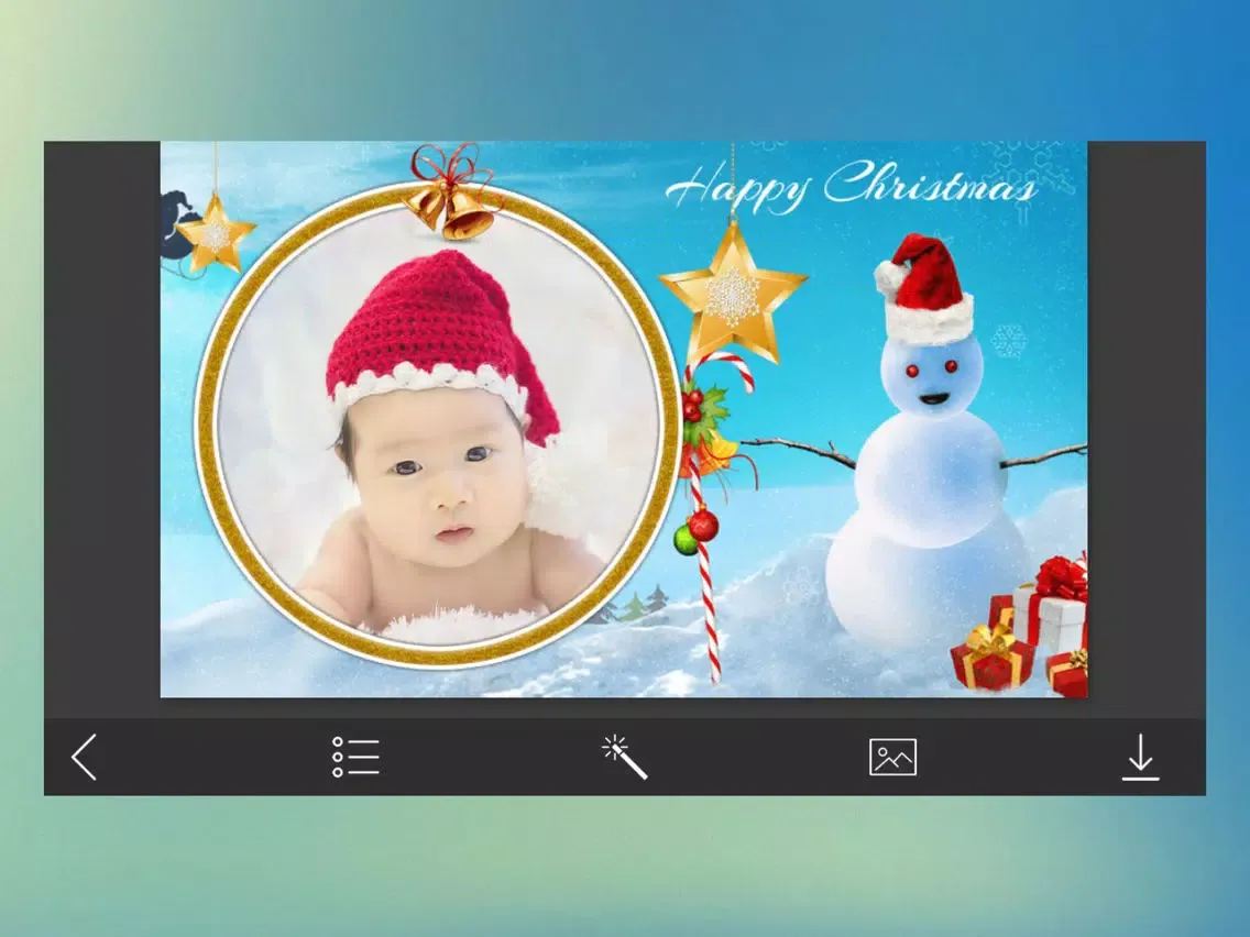 Xmas 2017 Hd Photo Frames - Art Photo frame iPad  Screenshots