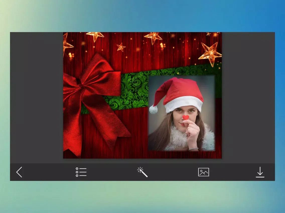 Ảnh chụp màn hình của Holly Jolly Christmas Frame - Hd Frames Free iPad 