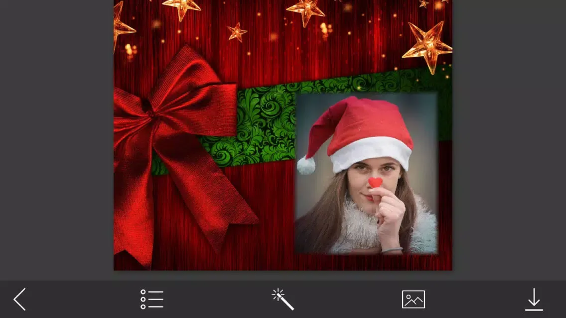 Ảnh chụp màn hình của Holly Jolly Christmas Frame - Hd Frames Free