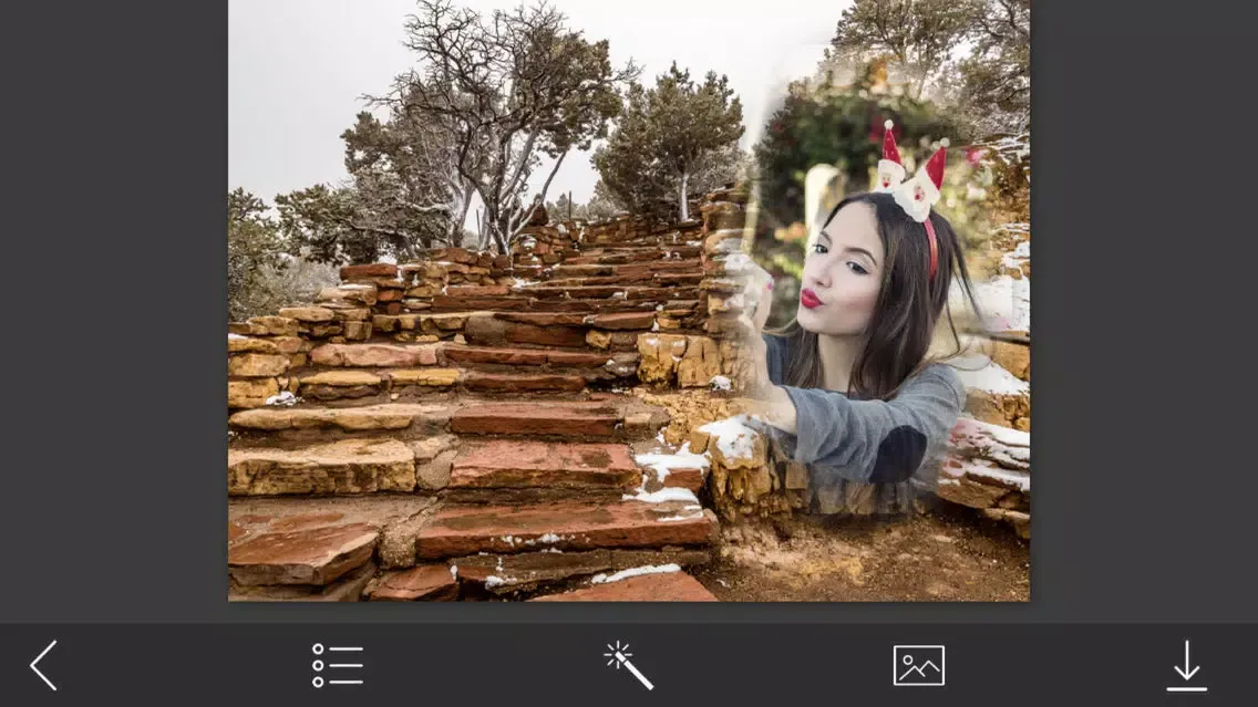 Ảnh chụp màn hình của Holly Jolly Christmas Frame - Hd Frames Free