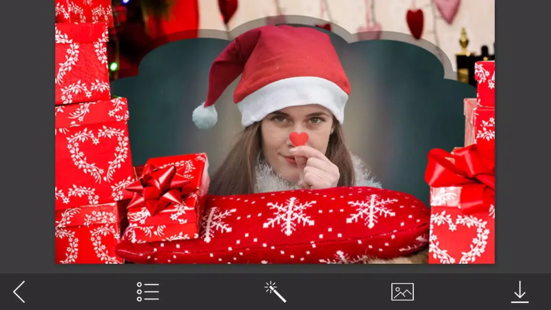 Ảnh chụp màn hình của Holly Jolly Christmas Frame - Hd Frames Free