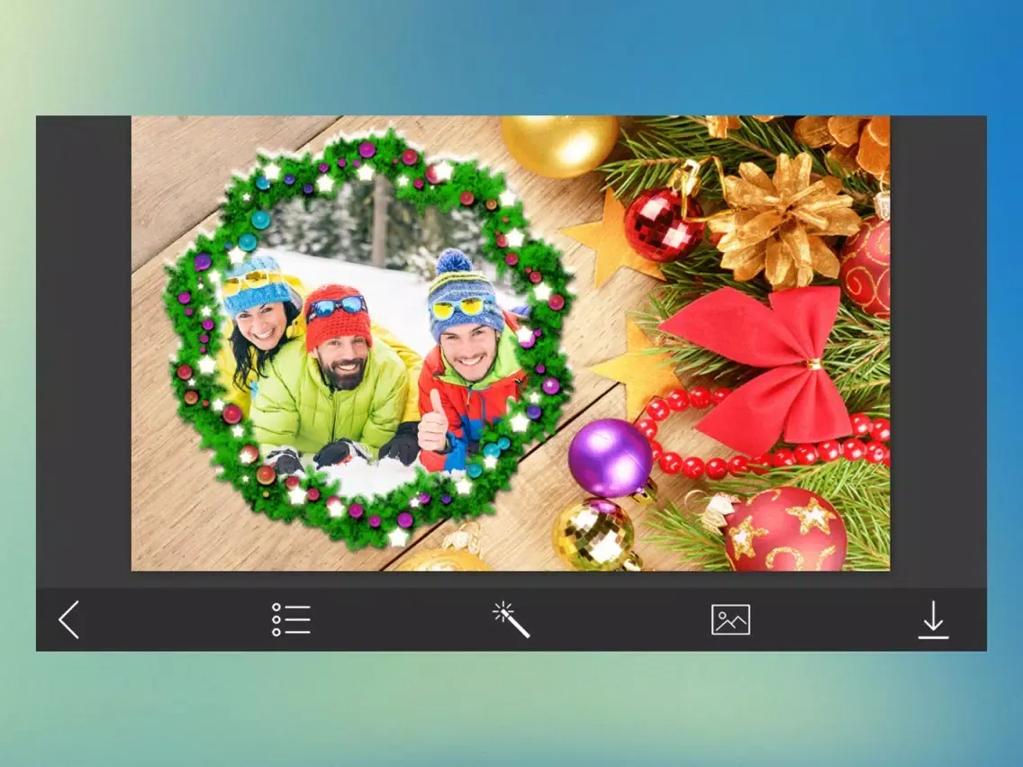 تصاویر Santa Hd Frames - FrameUrLife iPad 