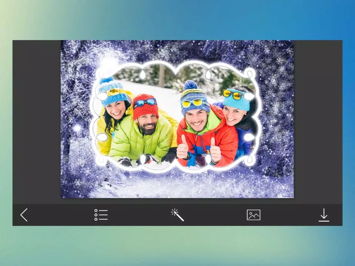 تصاویر Santa Hd Frames - FrameUrLife iPad 