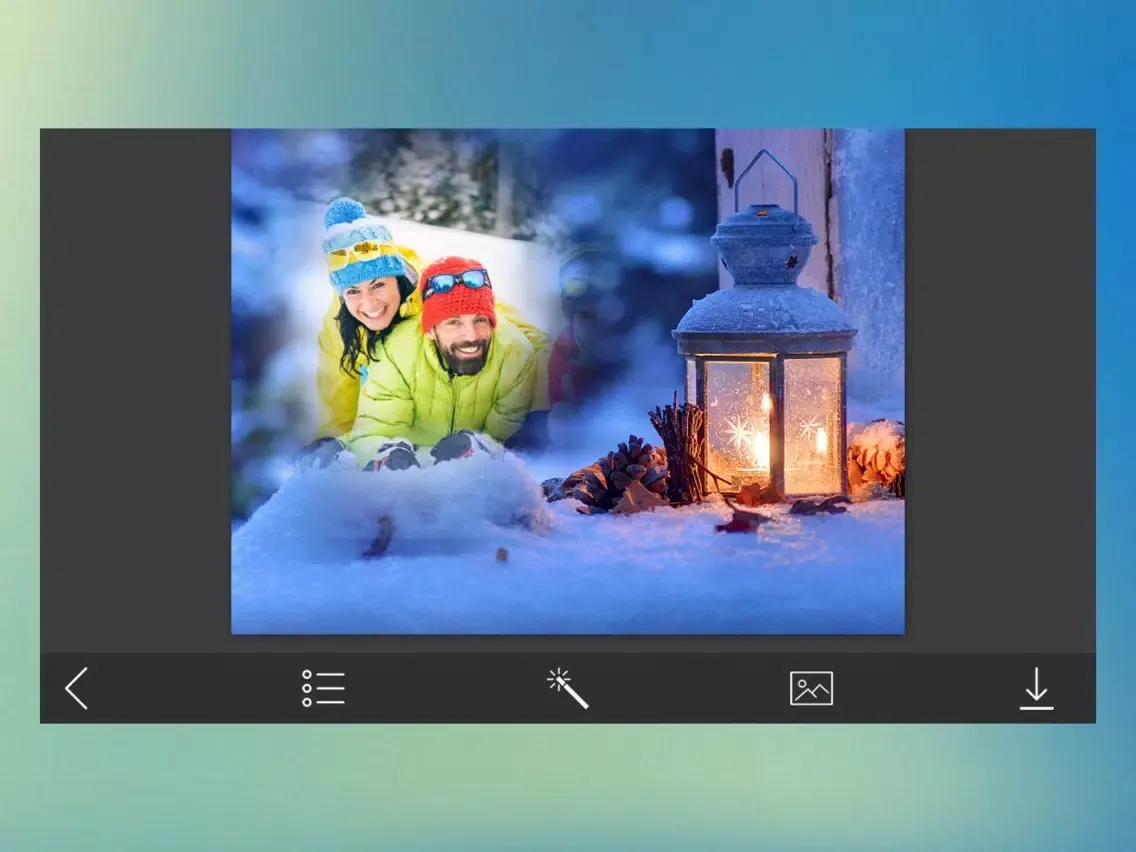 تصاویر Santa Hd Frames - FrameUrLife iPad 