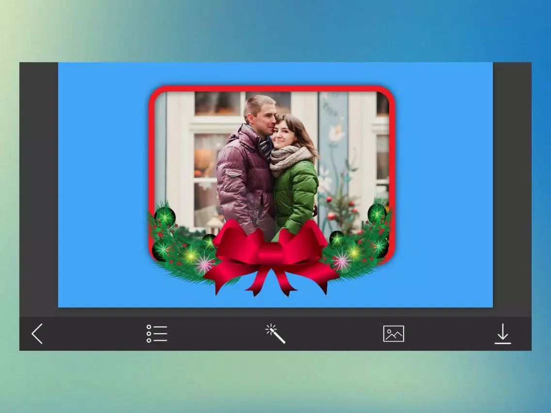 Xmas Santa Hd Frames - Frame Shop iPad  স্ক্রিনশট