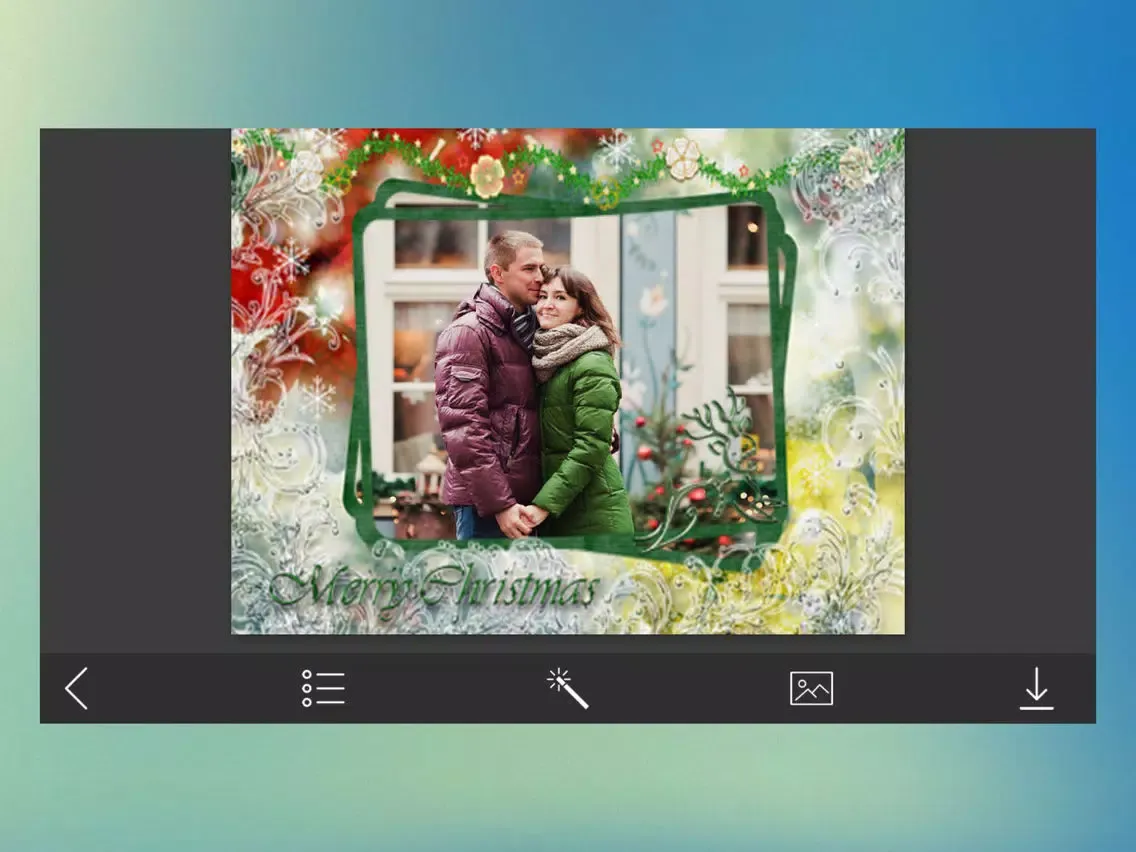 Xmas Santa Hd Frames - Frame Shop iPad  স্ক্রিনশট