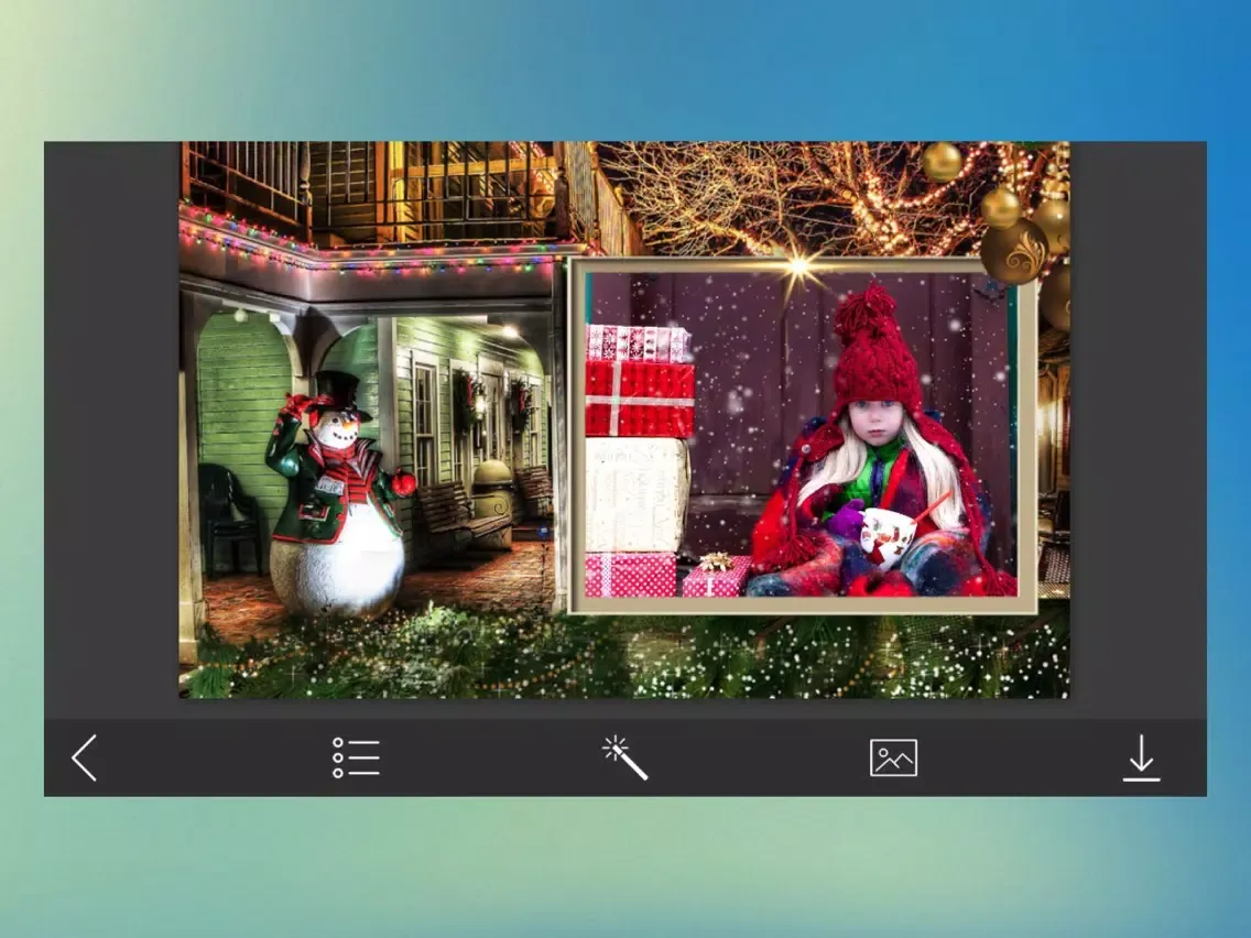 Скриншоты Christmas Tree Frames - Inspiring Photo Editor iPad 