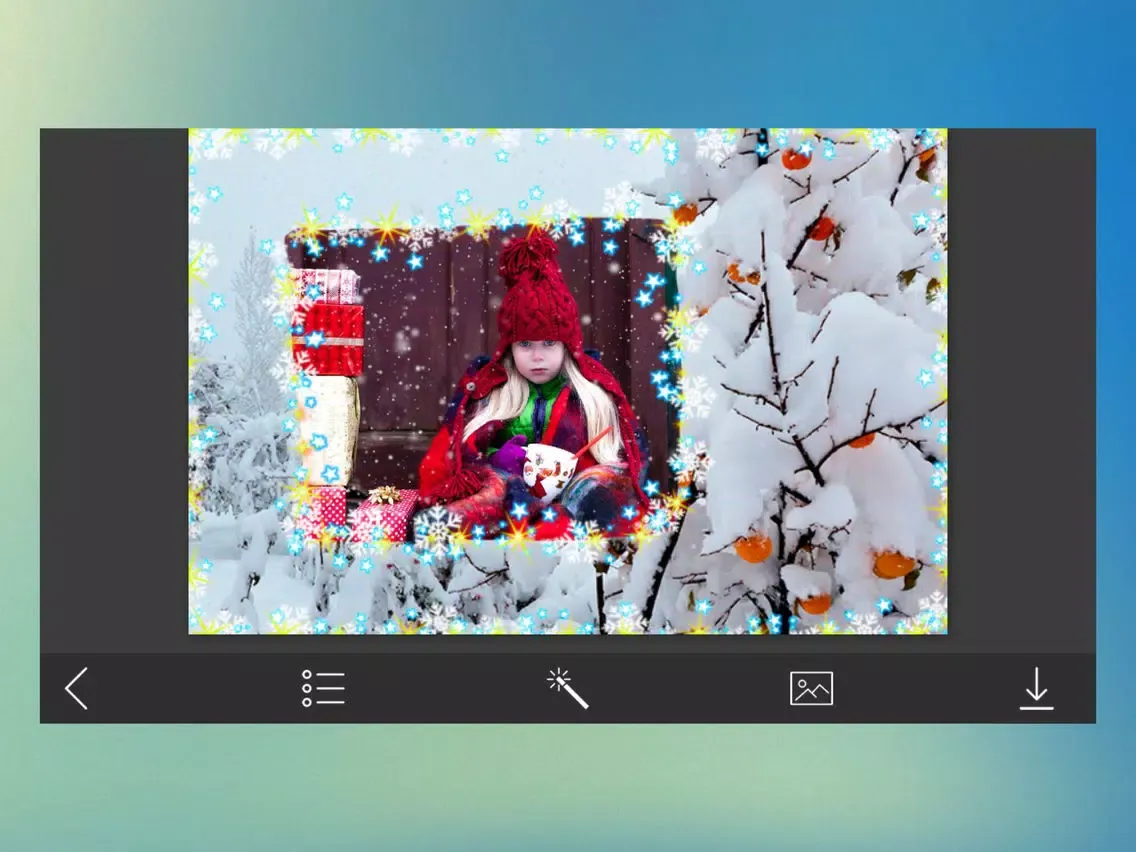 Скриншоты Christmas Tree Frames - Inspiring Photo Editor iPad 