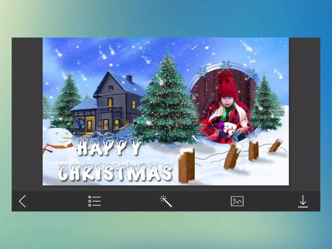 Скриншоты Christmas Tree Frames - Inspiring Photo Editor iPad 