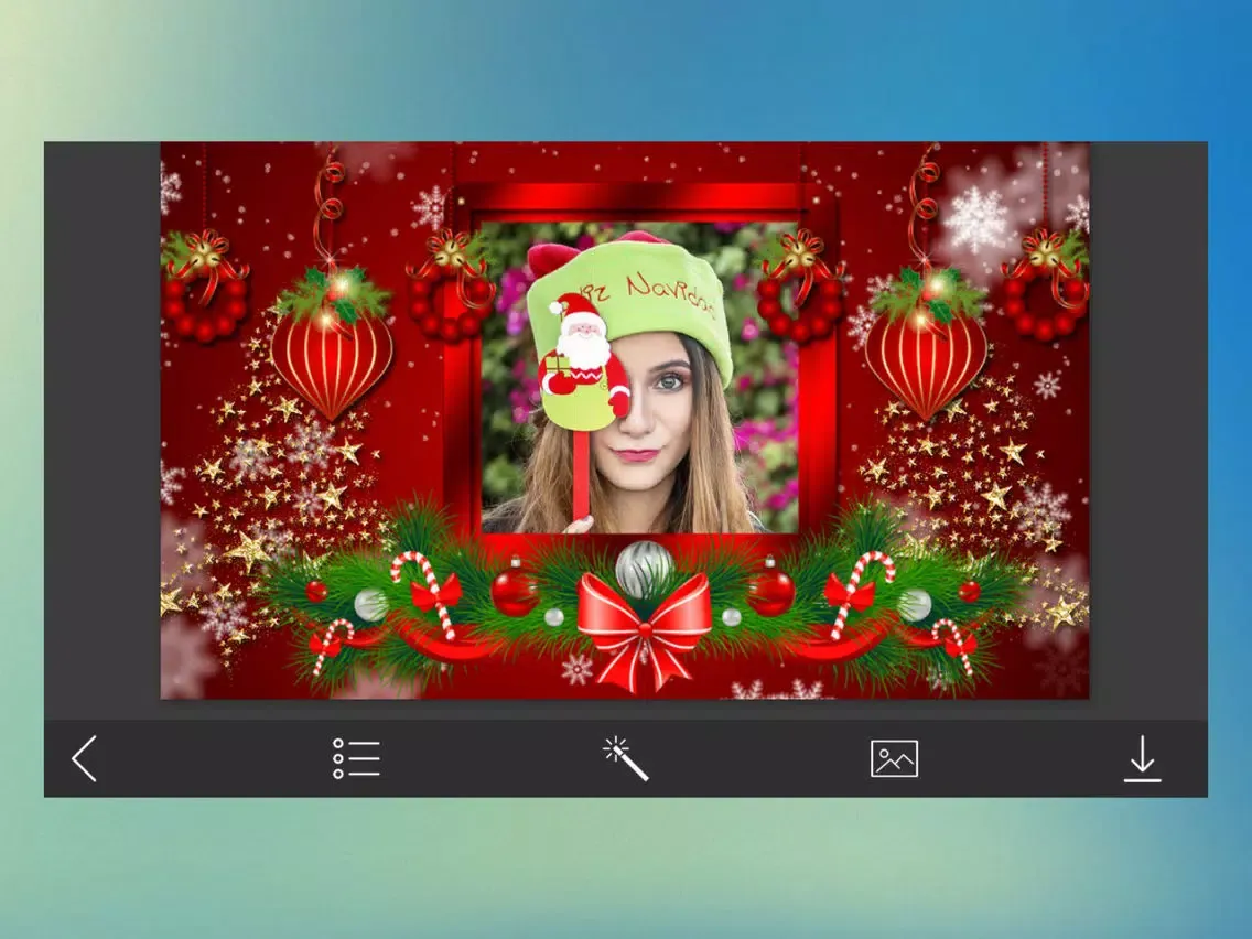 Holly Jolly Christmas HD Frame - Fx editor iPad  Ekran Görüntüleri