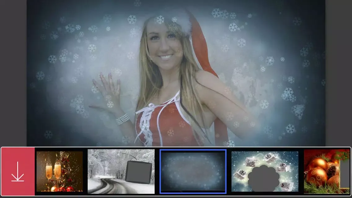Holly Jolly Christmas HD Frame - Fx editor Ekran Görüntüleri
