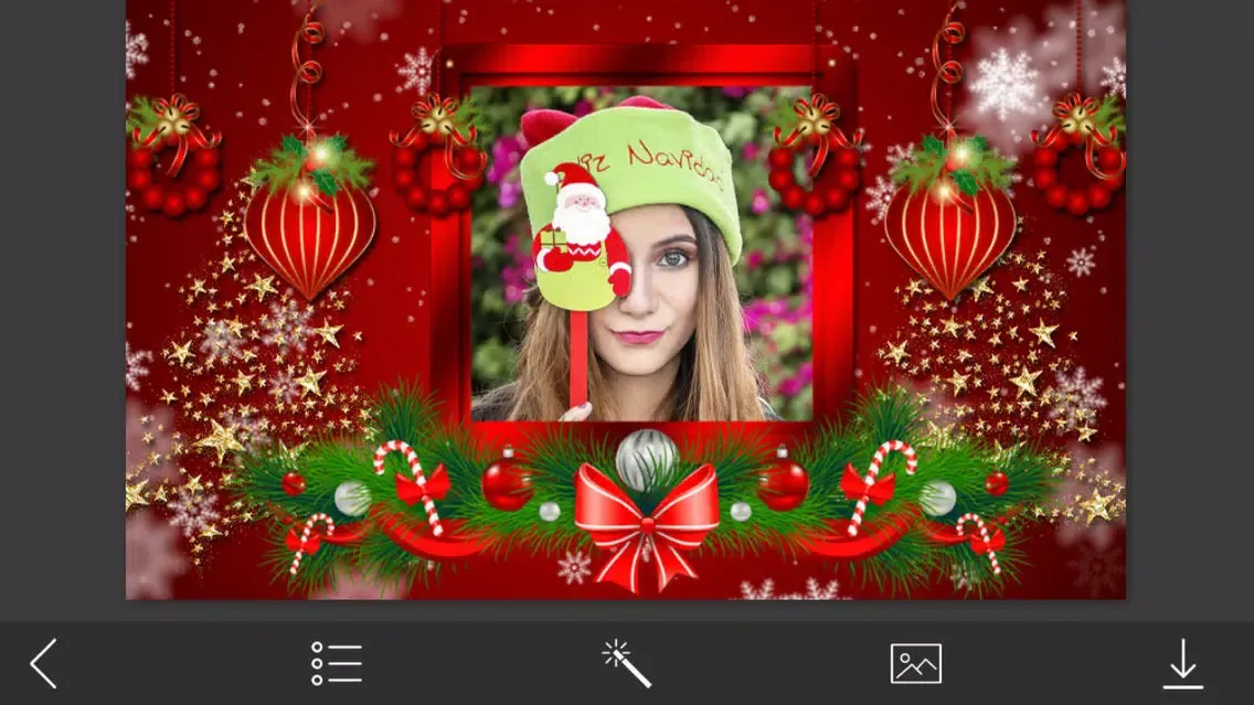 Holly Jolly Christmas HD Frame - Fx editor Ekran Görüntüleri