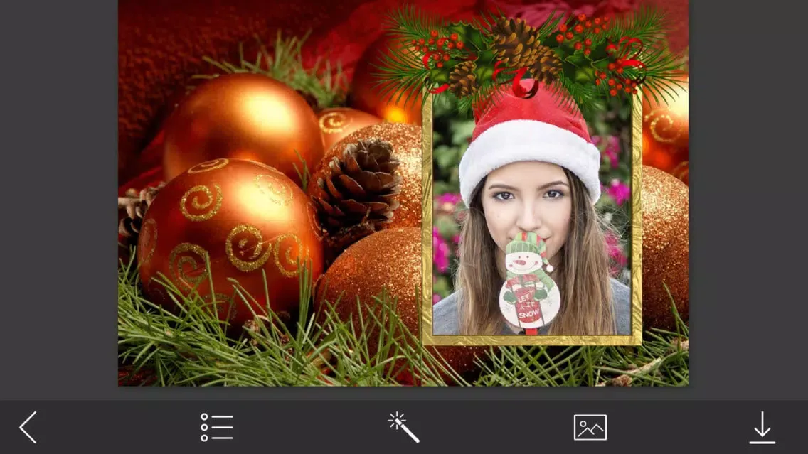 Holly Jolly Christmas HD Frame - Fx editor Ekran Görüntüleri