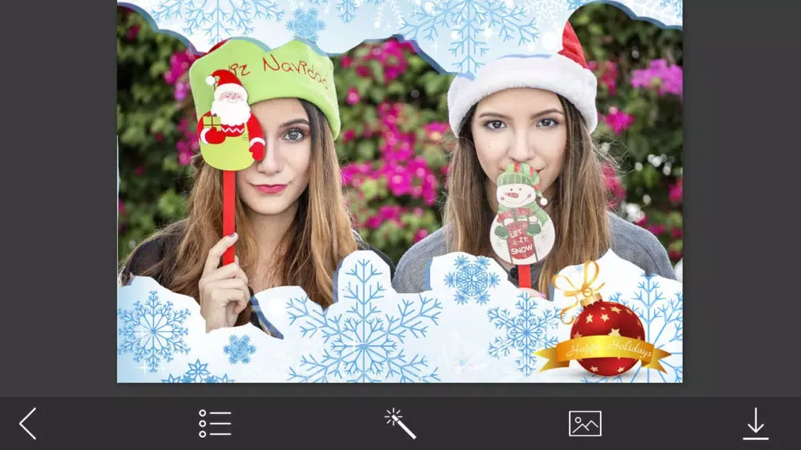 Holly Jolly Christmas HD Frame - Fx editor Ekran Görüntüleri