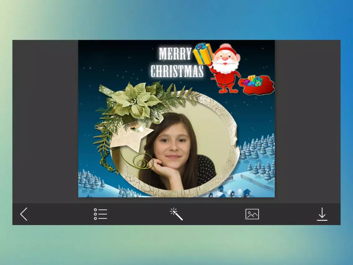 ภาพหน้าจอของ Winter Hd Photo Frames - Best Frames iPad 