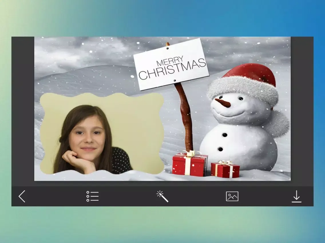 Xmas 2017 HD Frame - Colorful Frames iPad  سکرین شاٹس