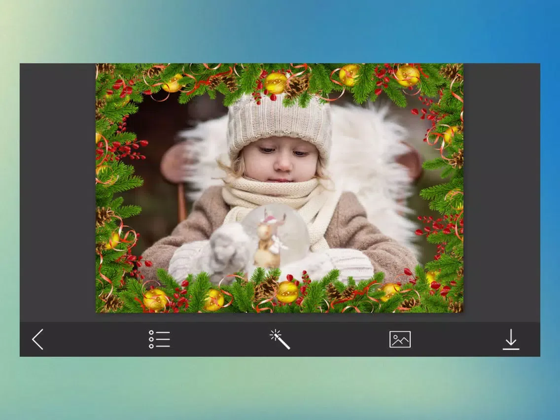 Creative Xmas Photo Frames - Colorful Frames iPad  スクリーンショット
