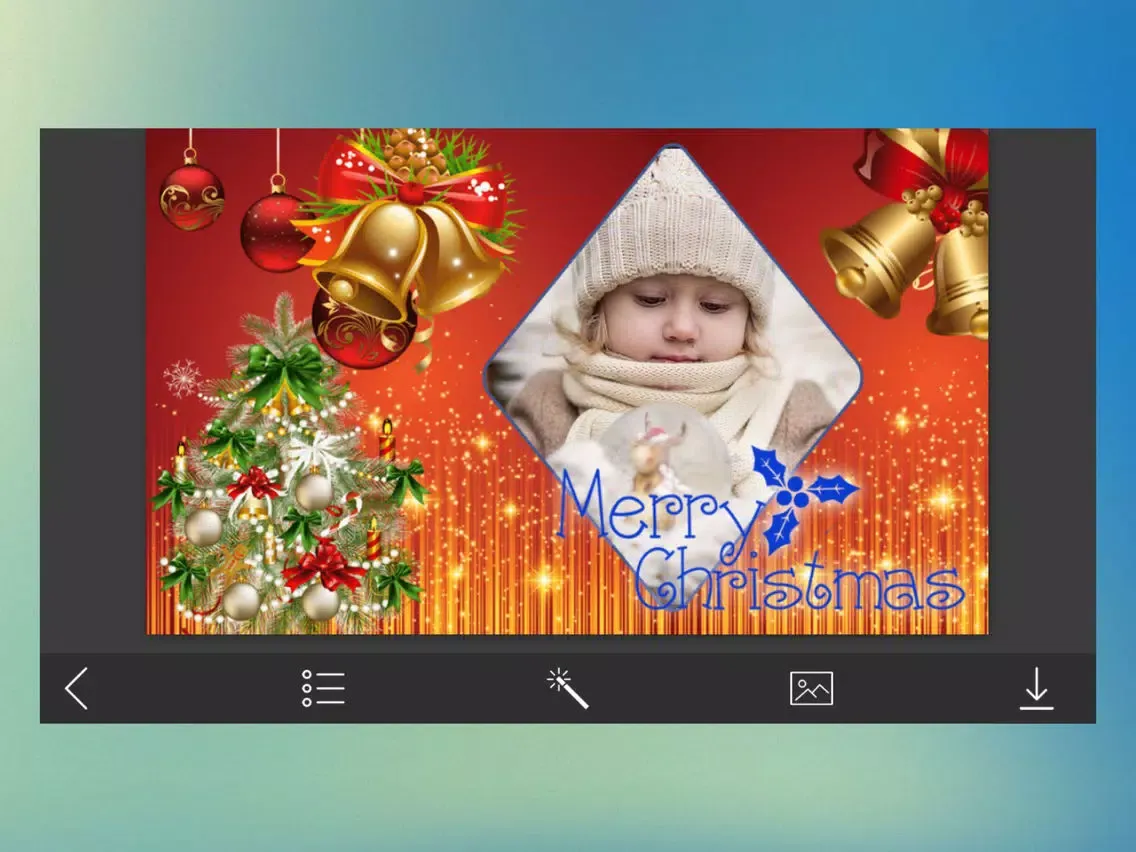 Creative Xmas Photo Frames - Colorful Frames iPad  スクリーンショット