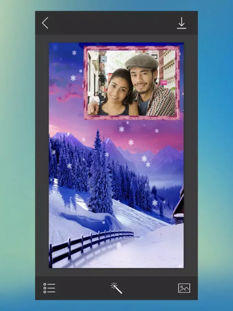 Xmas 2017 Picture Frames - Graphic Design iPad  Screenshots
