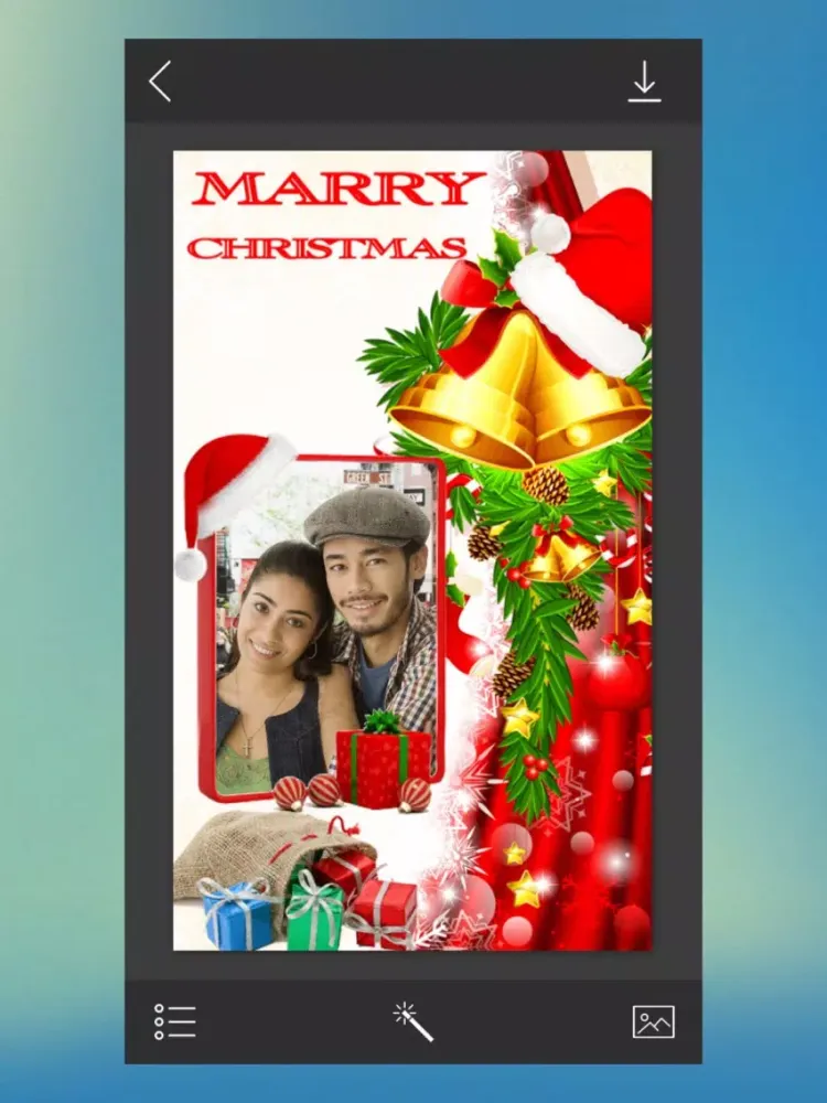 Xmas 2017 Picture Frames - Graphic Design iPad  Screenshots