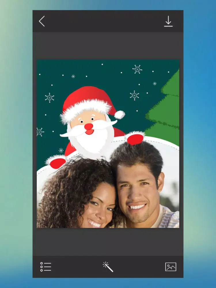 Snow Frame - Instant pic frames iPad 应用截图