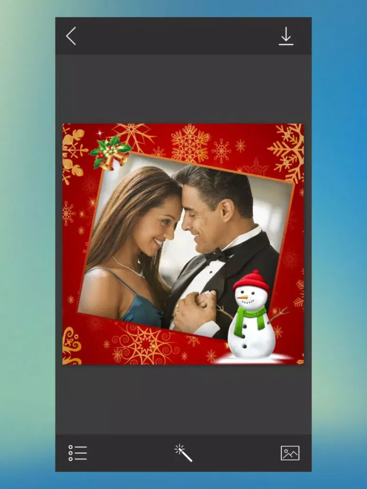 Christmas Special Frames - Frame from the heart iPad  スクリーンショット