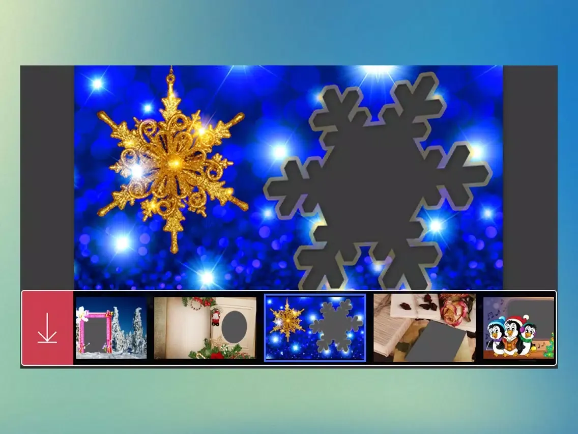 Скриншоты Xmas 2017 Picture Frames - PerfectPhotoMaker iPad 