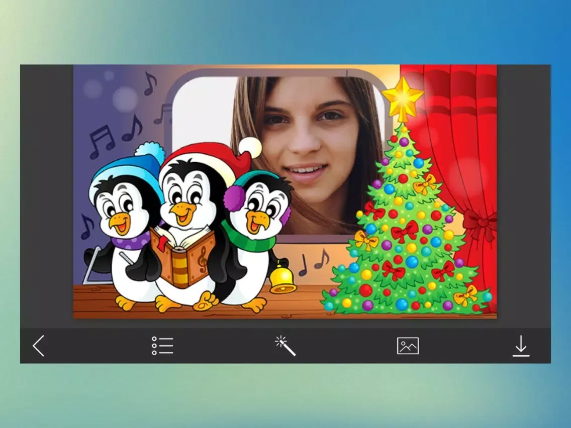 Скриншоты Xmas 2017 Picture Frames - PerfectPhotoMaker iPad 