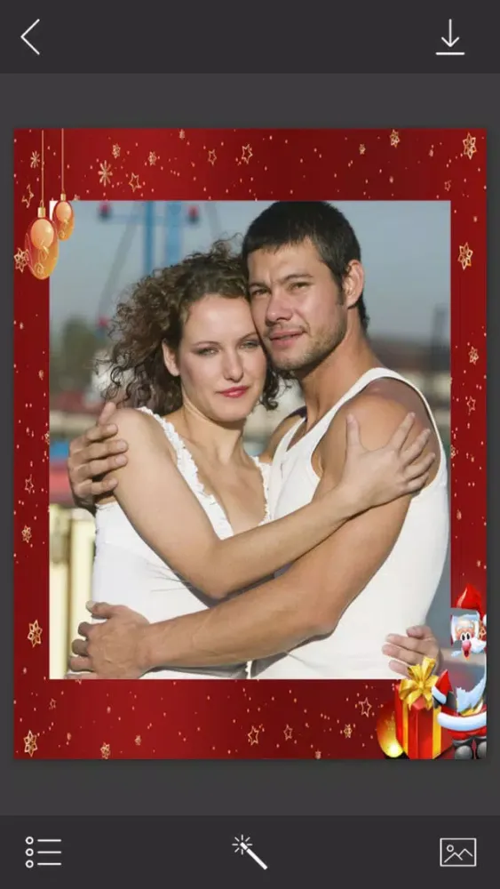 Santa Photo Frame - Art Photo frame سکرین شاٹس