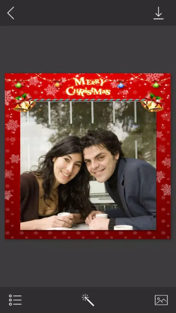 Santa Photo Frame - Art Photo frame سکرین شاٹس