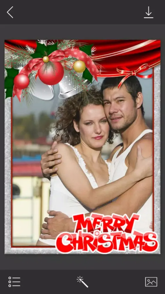 Santa Photo Frame - Art Photo frame سکرین شاٹس