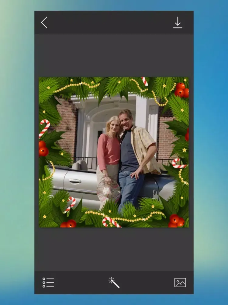 Capturas de pantalla de Holiday Xmas HD Photo Frame - Design scrapbook iPad 