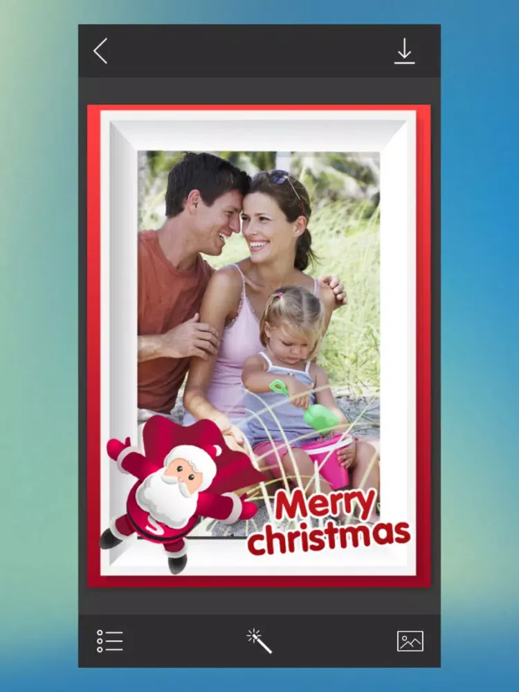 Capturas de pantalla de Holiday Xmas HD Photo Frame - Design scrapbook iPad 
