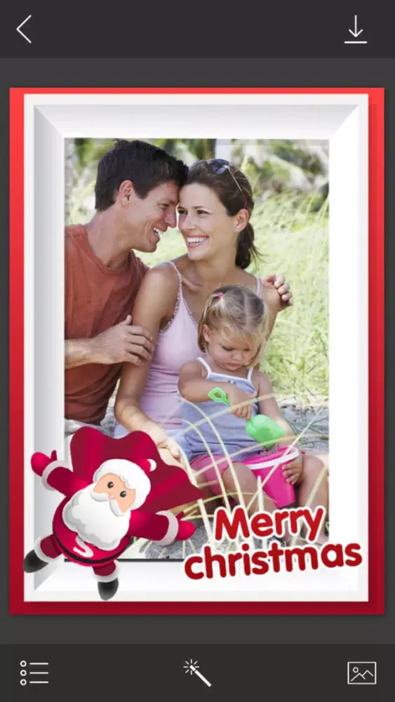Capturas de pantalla de Holiday Xmas HD Photo Frame - Design scrapbook