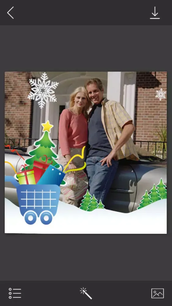 Capturas de pantalla de Holiday Xmas HD Photo Frame - Design scrapbook