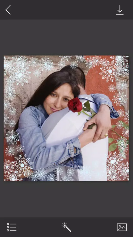 Zrzuty ekranu Snow Picture Frame - Original InstaFrame