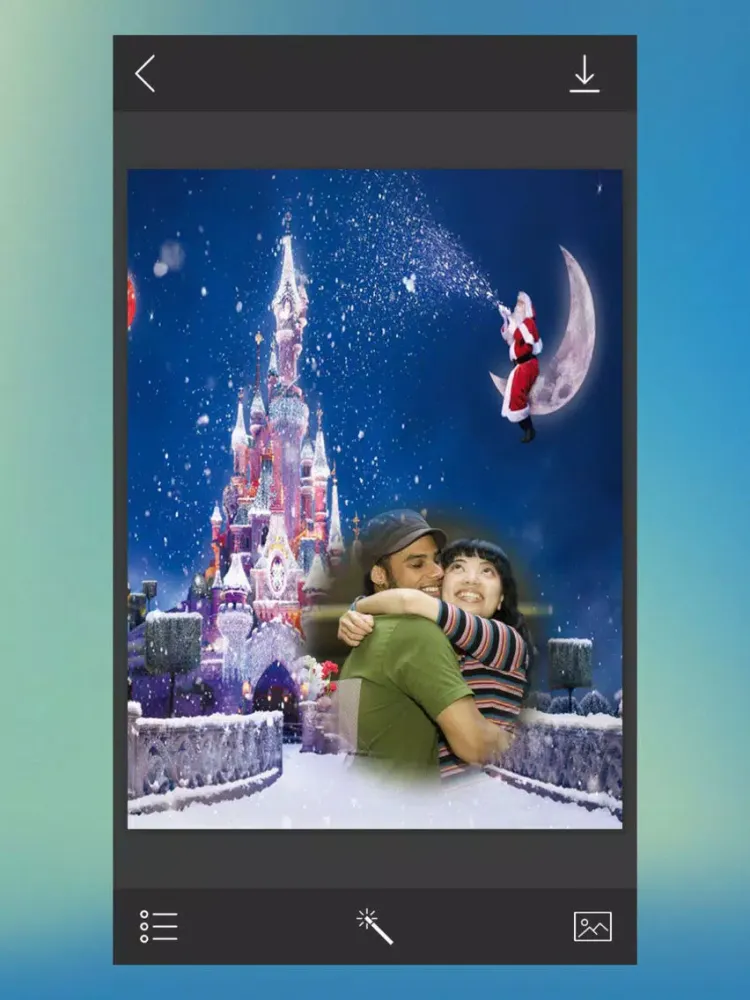 Christmas Picture Frame - Instant Photo frame iPad  Screenshots