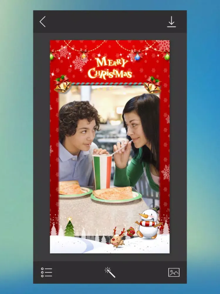 Ảnh chụp màn hình của Snow Hd Photo Frames - Pic Editor for YourMoments iPad 