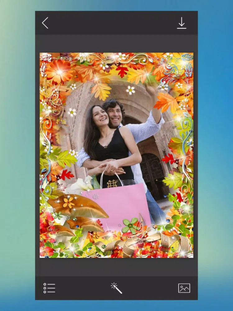 Xmas Santa Frame - Magic Frames iPad  Screenshots