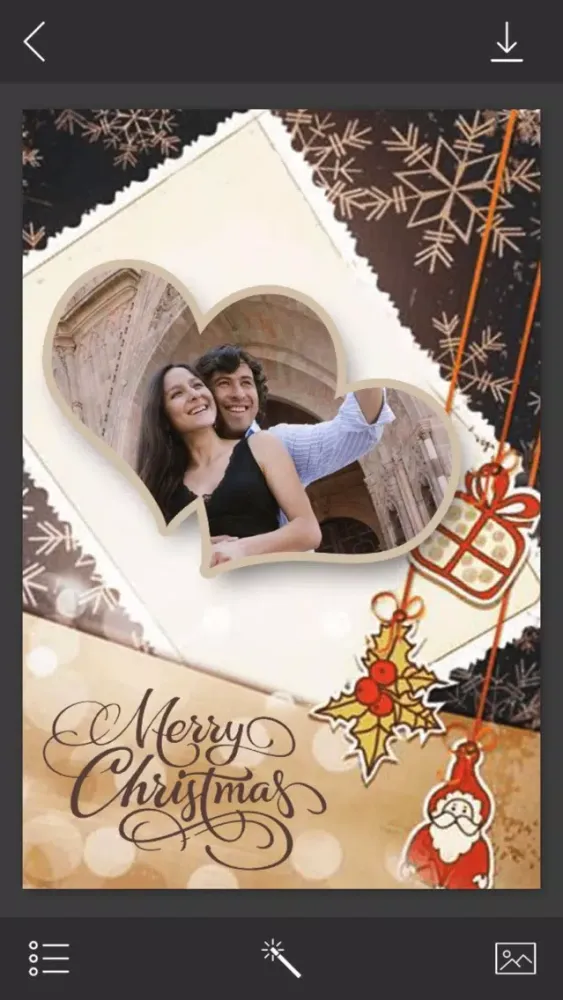 Xmas Santa Frame - Magic Frames Screenshots
