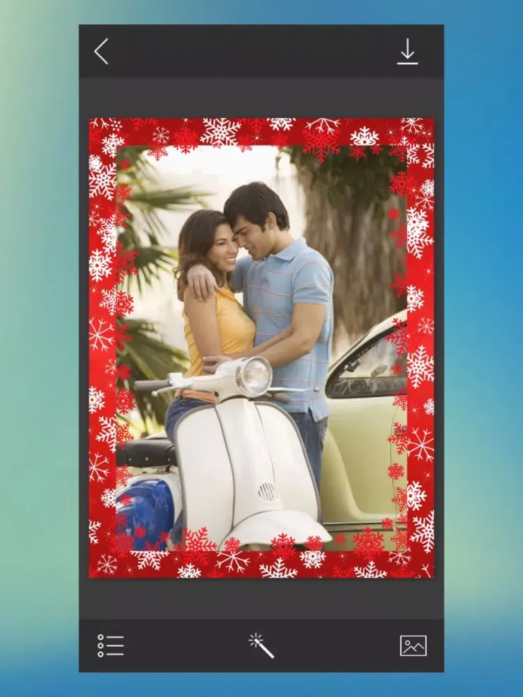Winter Picture Frame - insta frames for photo iPad  Screenshots