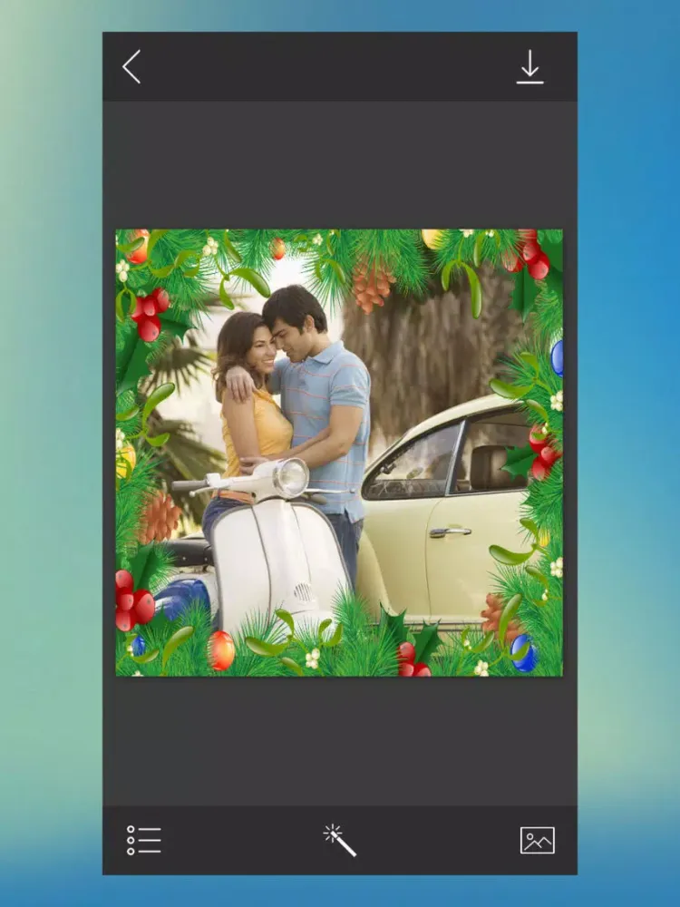 Winter Picture Frame - insta frames for photo iPad  Screenshots