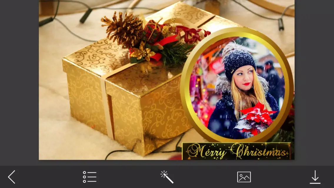 Holiday Xmas Picture Frame - insta frames Foto Screenshots