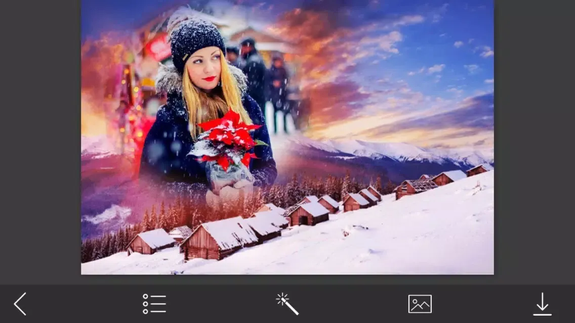 Holiday Xmas Picture Frame - insta frames Foto Screenshots