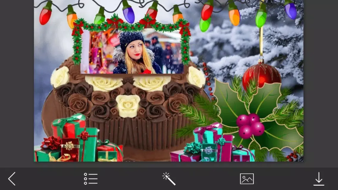 Holiday Xmas Picture Frame - insta frames Foto Screenshots
