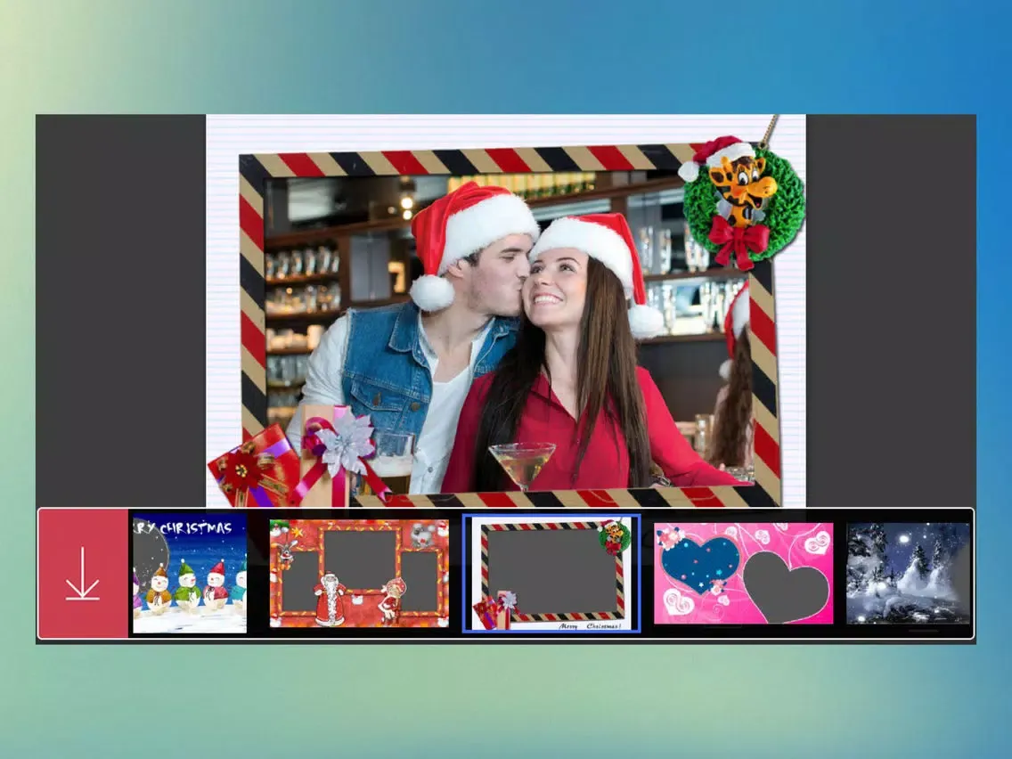 Capturas de tela do Santa Hd Photo Frames - Instant pic frames iPad 