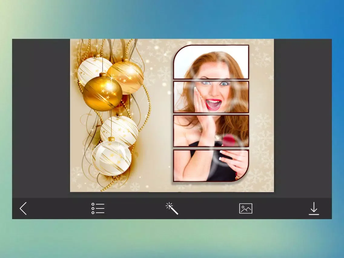 Capturas de tela do Santa Hd Photo Frames - Instant pic frames iPad 